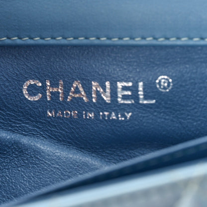 Chanel Patent Quilted Extra Mini Flap Light Blue 6 of 9
