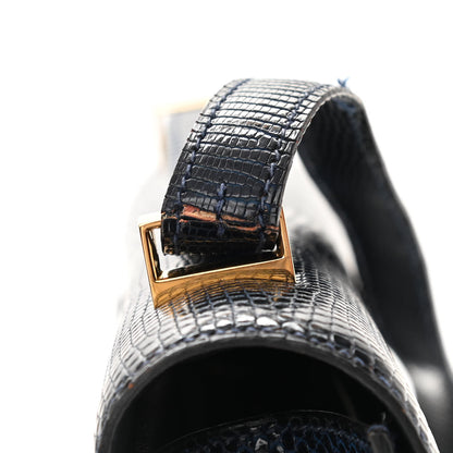 Hermes Lizard Constance 23 Bleu Marine 11 of 16