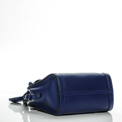 Alexander McQueen Pebbled Calfskin Mini Padlock Ultramarine 4 of 7