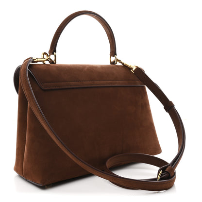 Celine Grained Nubuck Calfskin Medium Nino Chestnut 3 of 13