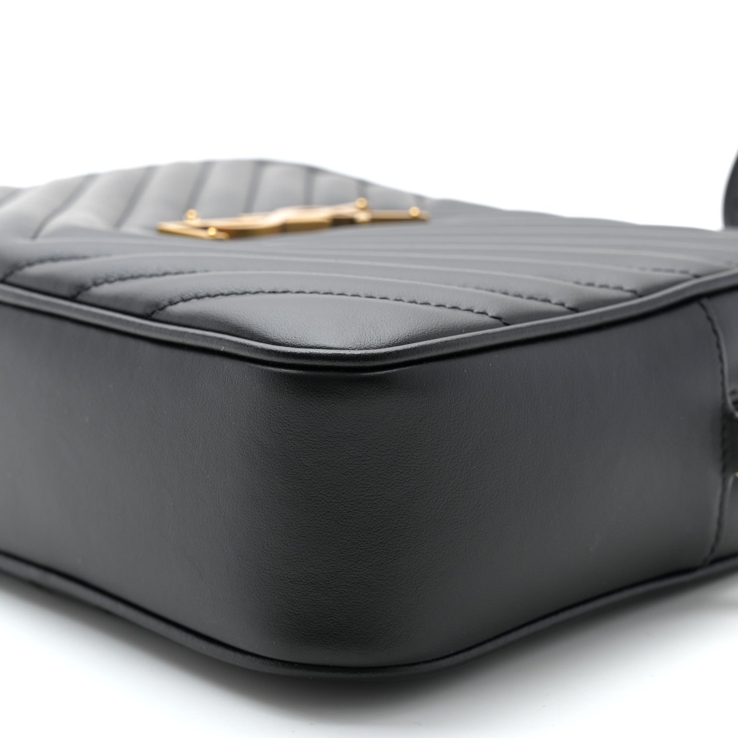 Saint Laurent Calfskin Matelasse Monogram Lou Camera Bag Black 10 of 10