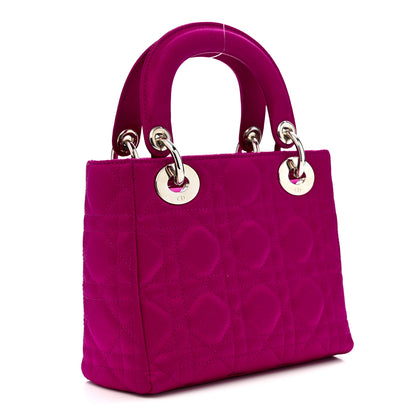 Christian Dior Satin Cannage Mini Lady Dior Pink 3 of 10
