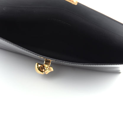Alexander McQueen Patent Skull Lock Envelope Clutch 5 of 7