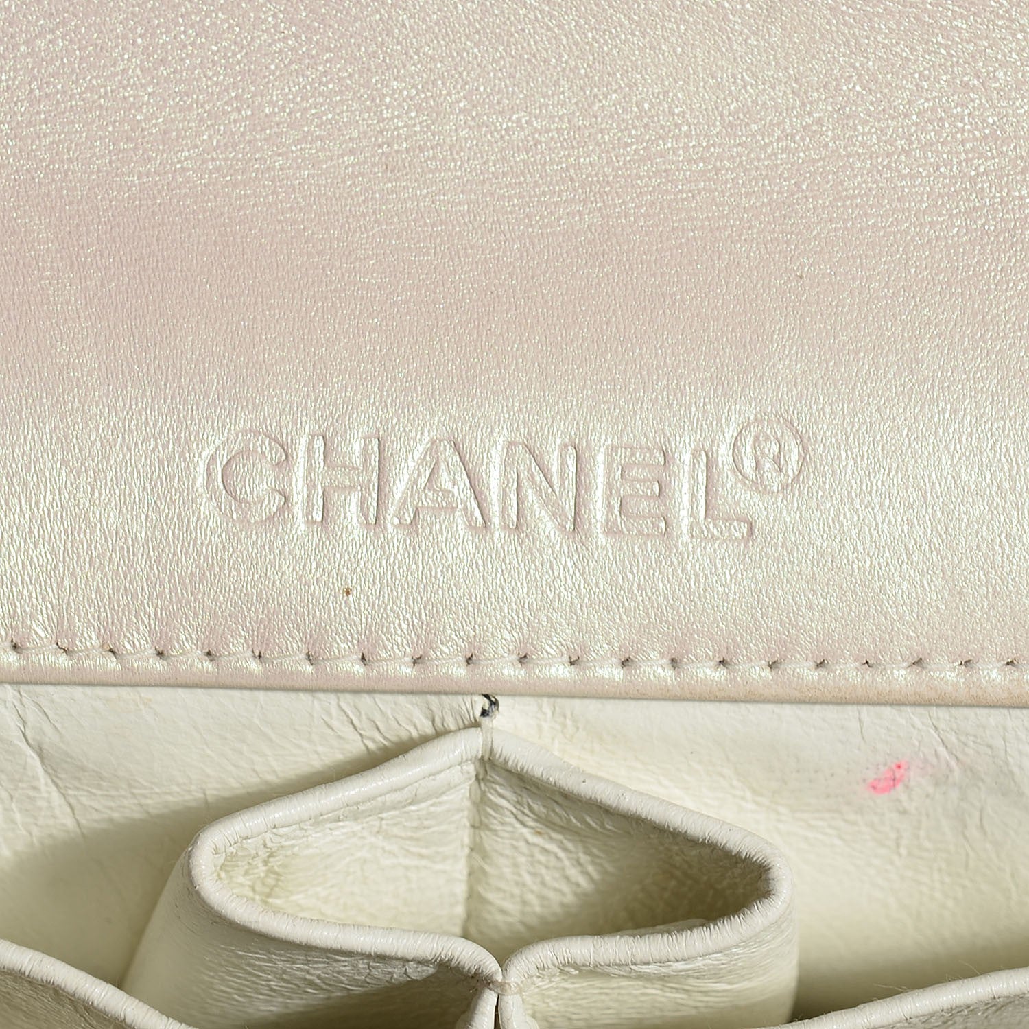 Chanel Patent Quilted East West Chocolate Bar Flap White 7 of 9