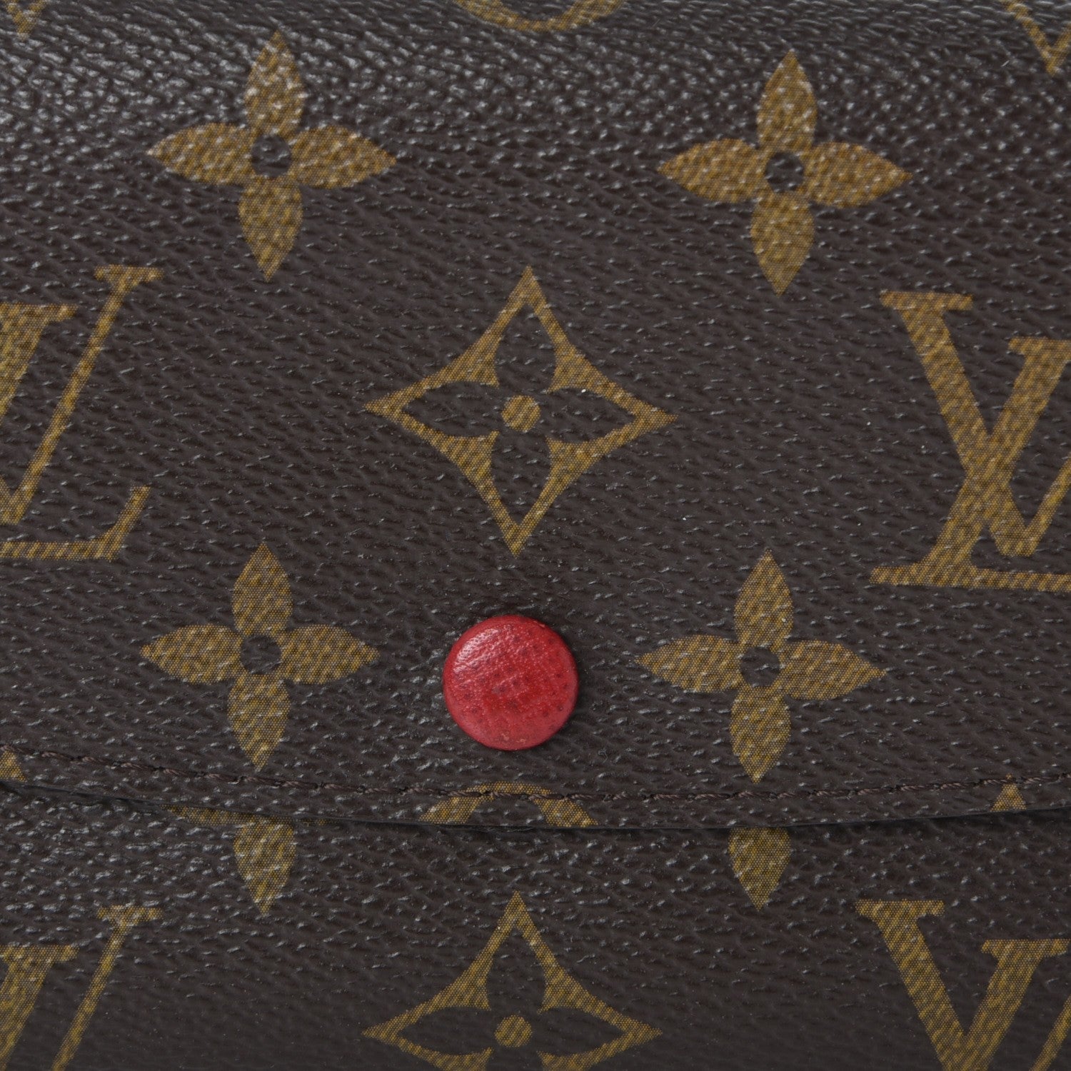 Louis Vuitton Monogram Emilie Wallet Rouge 9 of 10