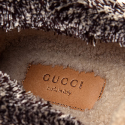 Gucci Satin Quilted Womens Fria Horsebit Loafers 37 Apricot Beige 10 of 11