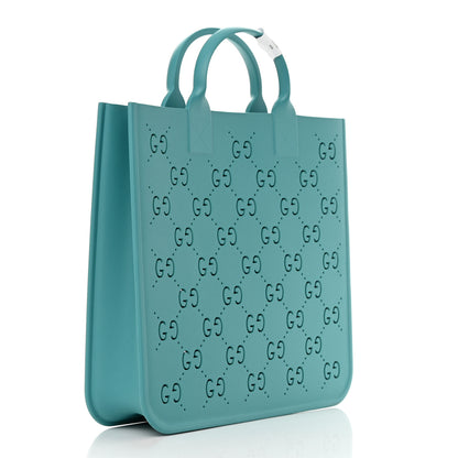Gucci Rubber Kids GG Tote Dusty Azure 3 of 11