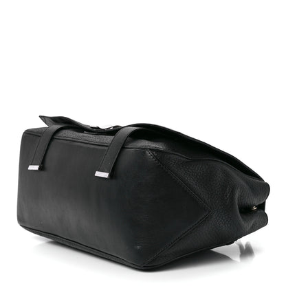 Proenza Schouler Pebbled Calfskin Double Sided PS Courier Bag Black 9 of 12