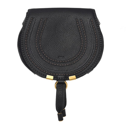Chloe Calfskin Mini Marcie Round Crossbody Bag Black 1 of 8