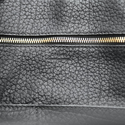 Celine Crisped Calfskin Mini Tie Knot Tote Black 6 of 13