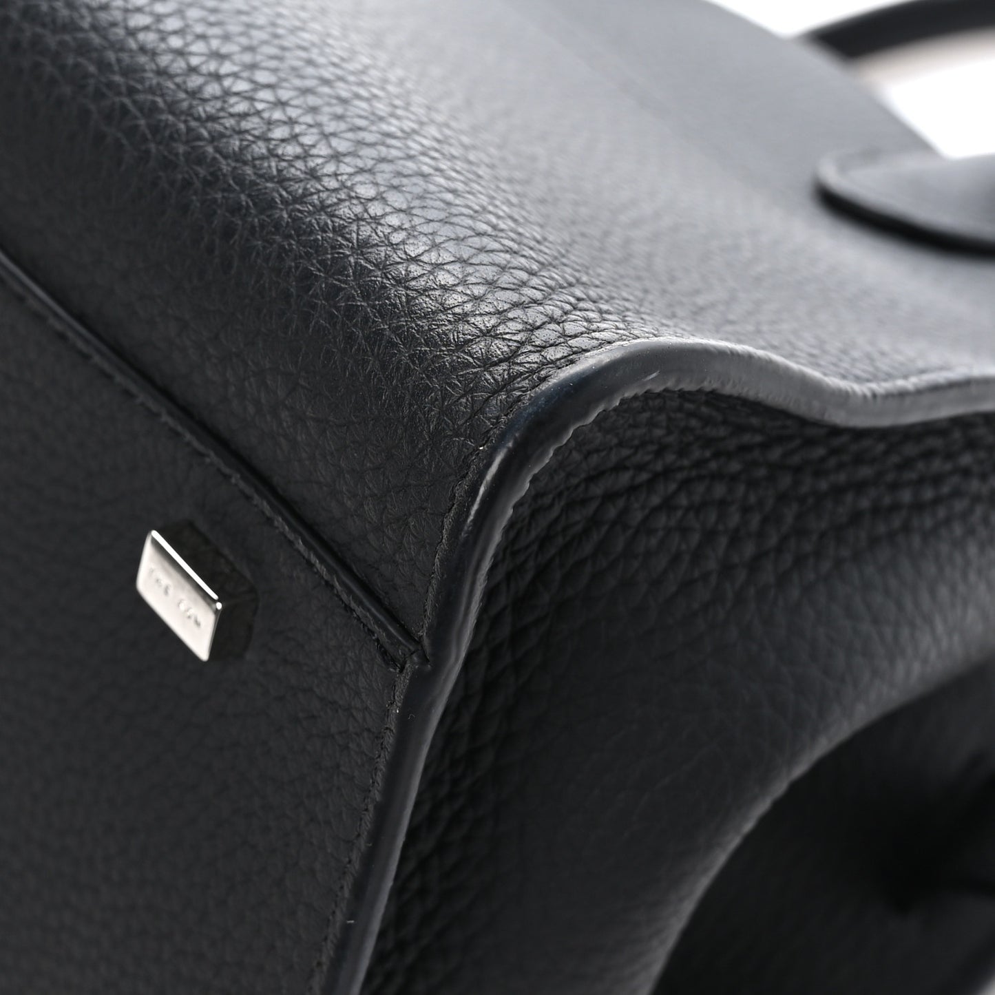 Grained Calfskin Soft Margaux 10 Bag Black