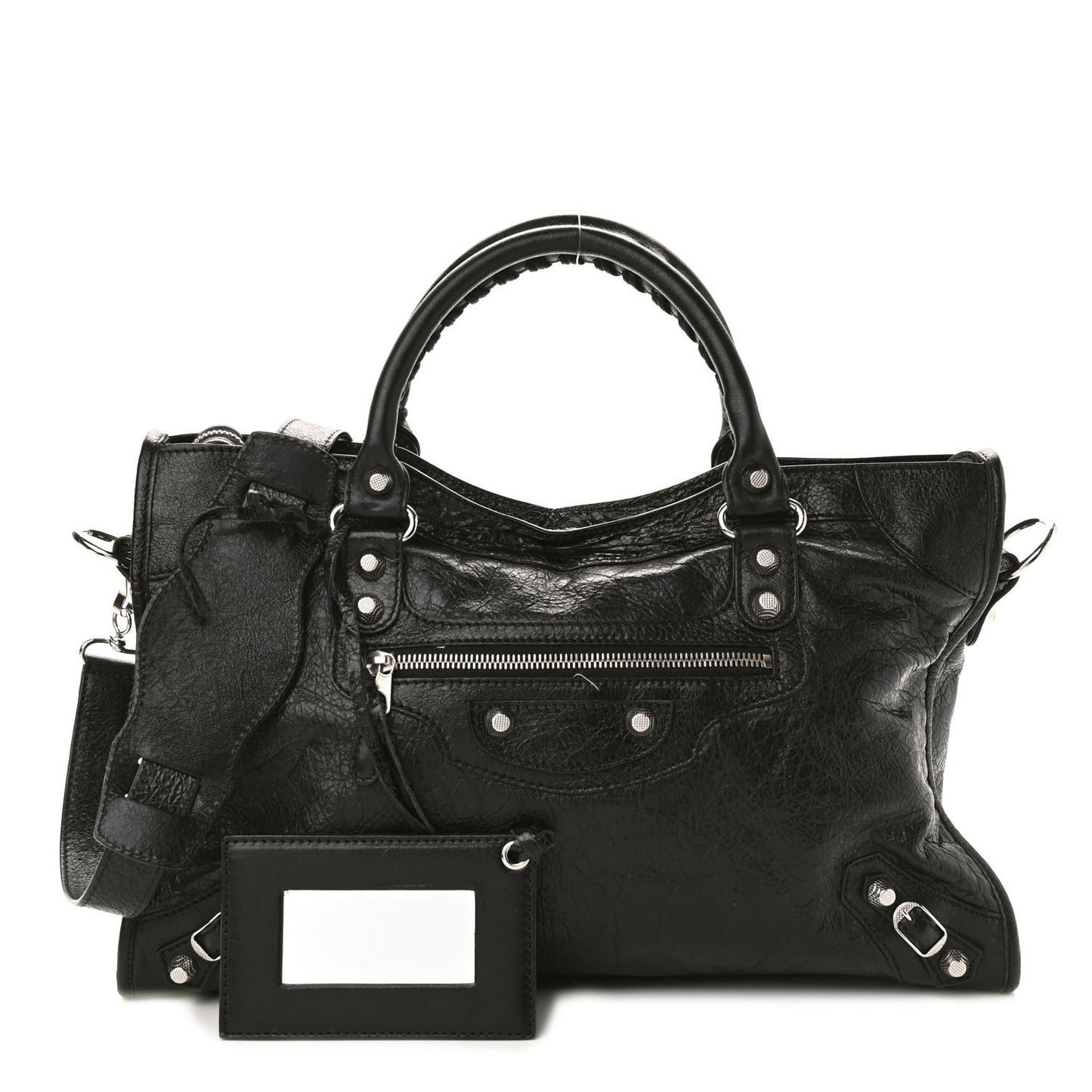 Agneau Giant 12 Silver Hardware City Black