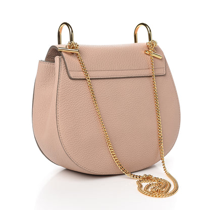 Chloe Grained Lambskin Drew Shoulder Bag Cement Pink 2 of 9