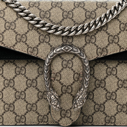 Gucci GG Supreme Monogram Small Dionysus Shoulder Bag Black 7 of 13