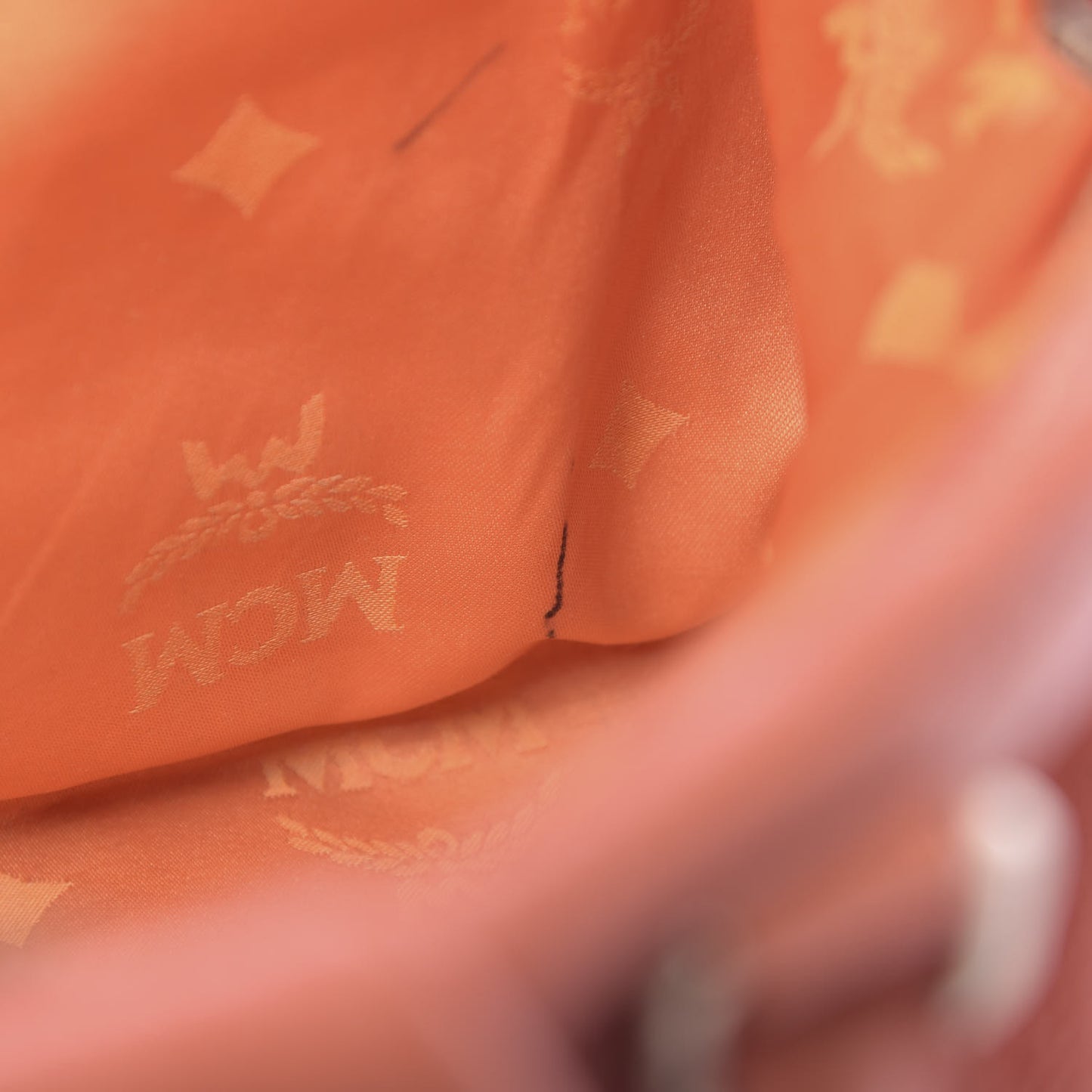 Calfskin Ottomar Monogram Tote Hot Coral