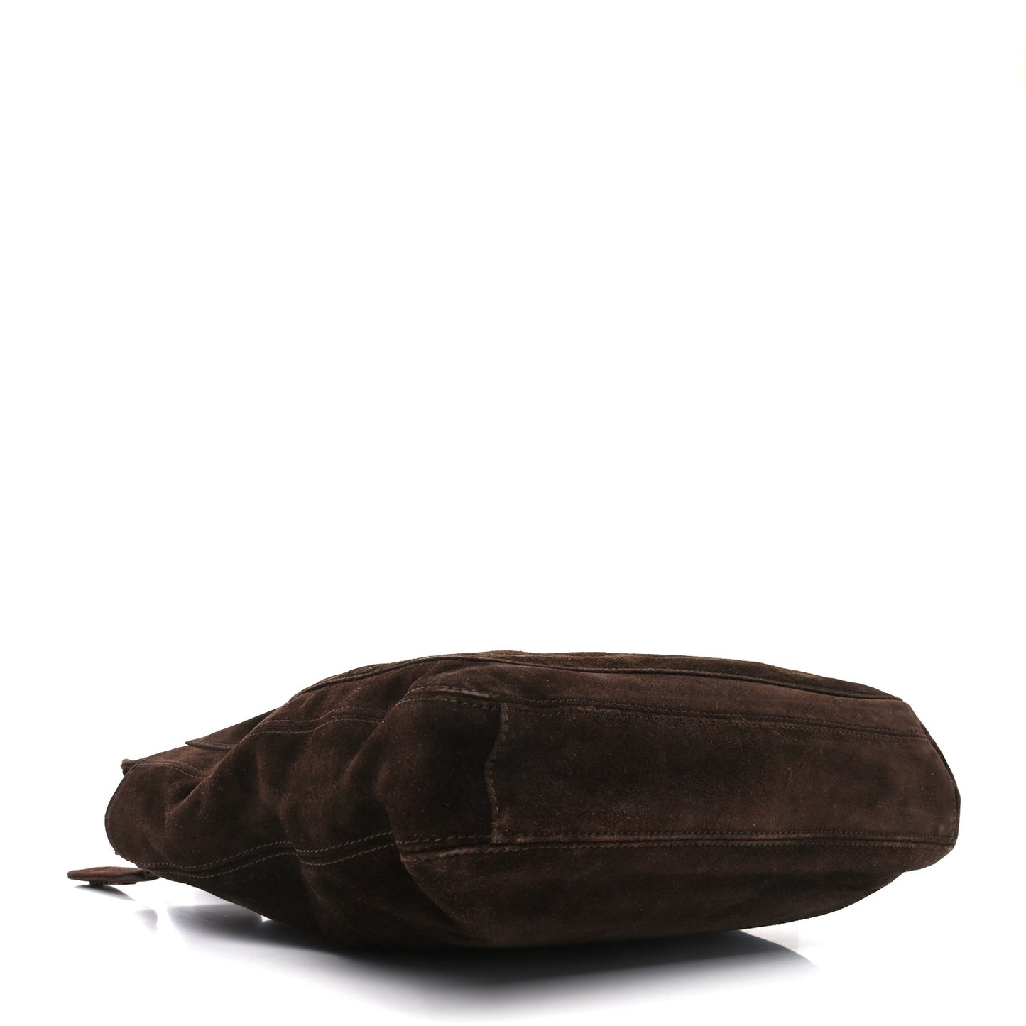 Suede Logo Tote Brown