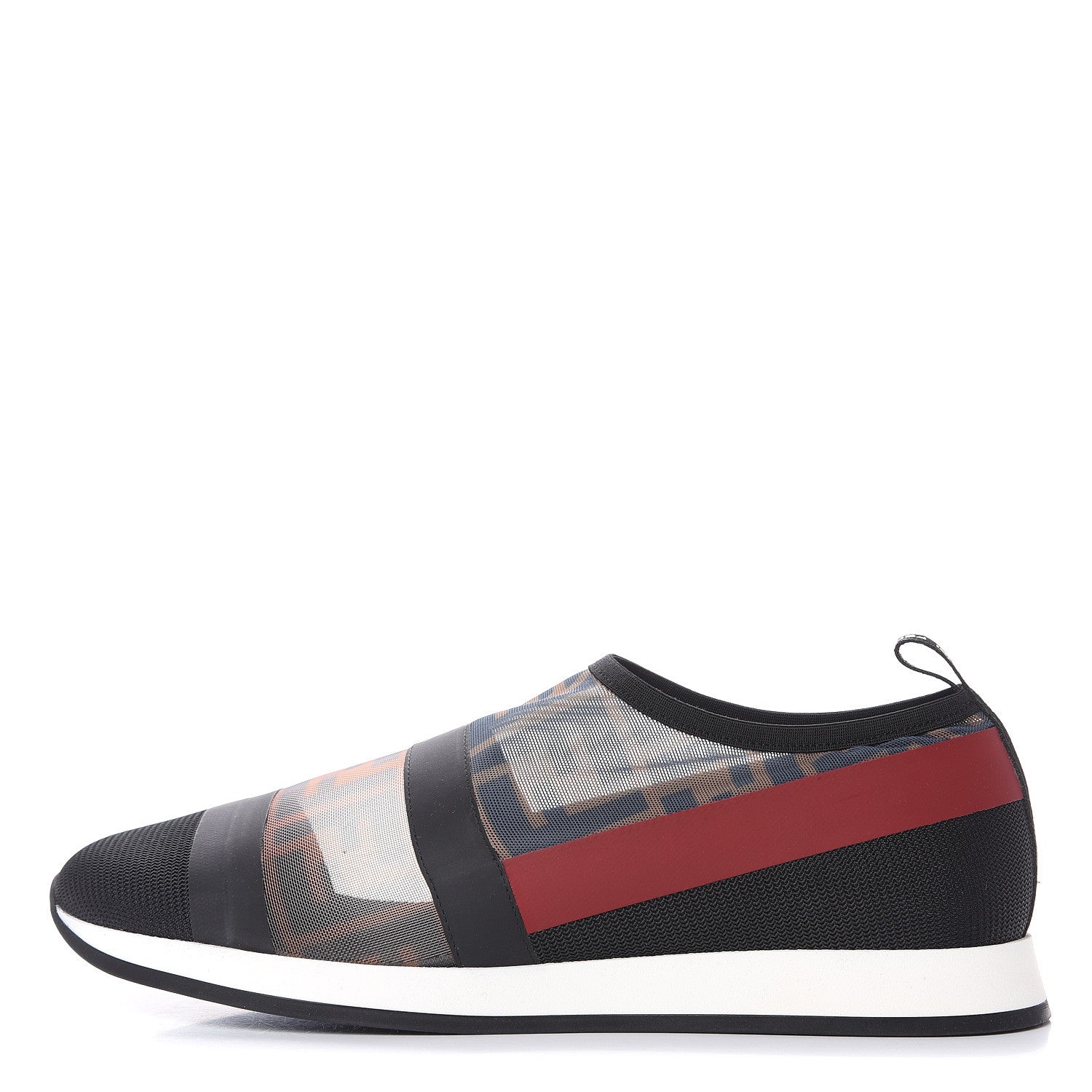 Fendi Technical Mesh FF Sneakers 39.5 Tobacco Red 1 of 10