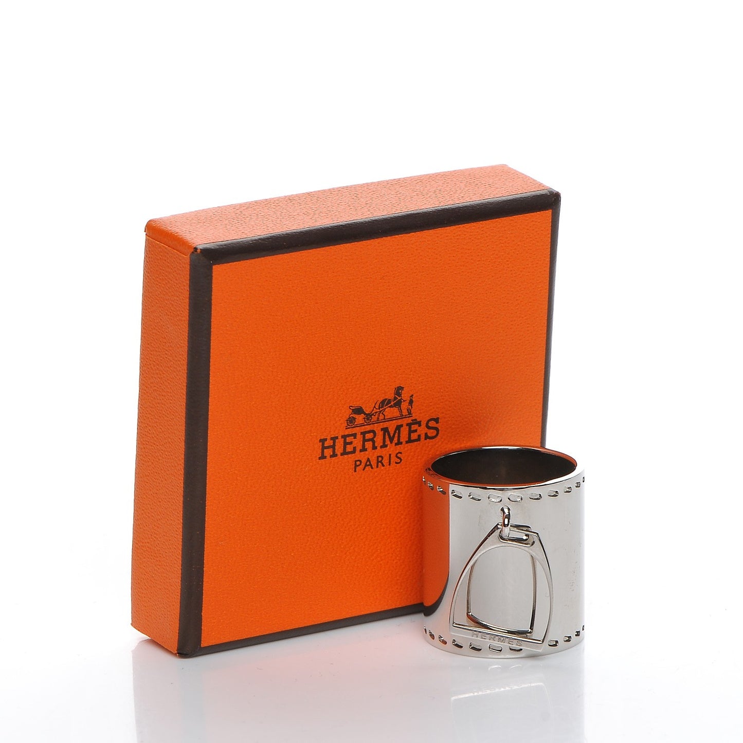 Palladium Etrier Charm Scarf Ring