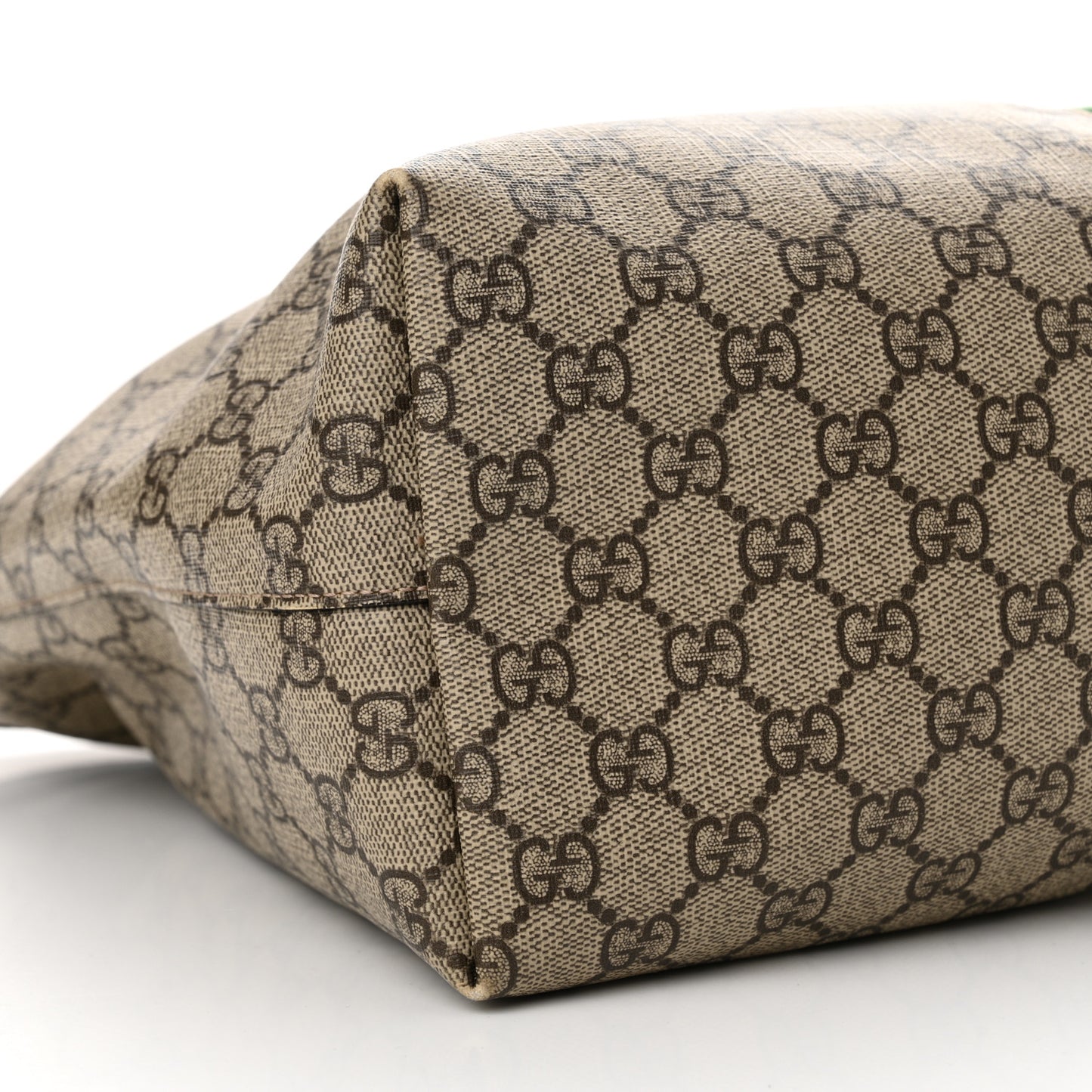 GG Supreme Monogram Medium Ophidia Shopping Tote Brown