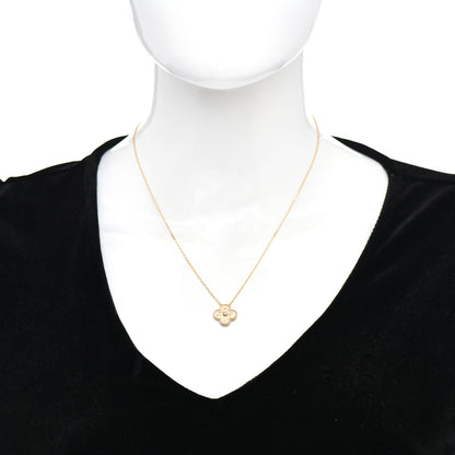 Van Cleef & Arpels 18K Yellow Gold Vintage Alhambra Pendant Necklace 2 of 5