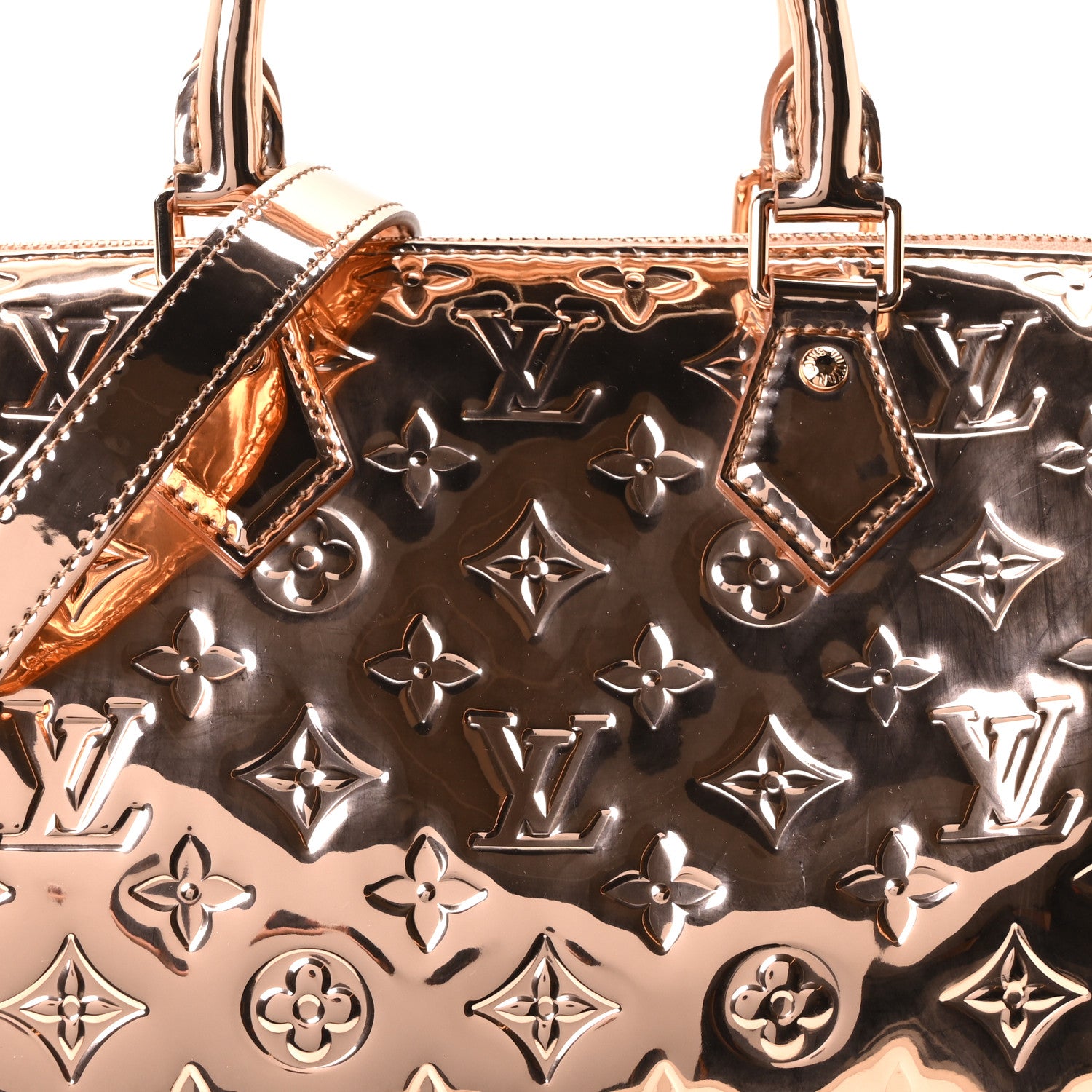 Louis Vuitton Monogram Miroir Speedy Bandouliere 25 Copper 7 of 9