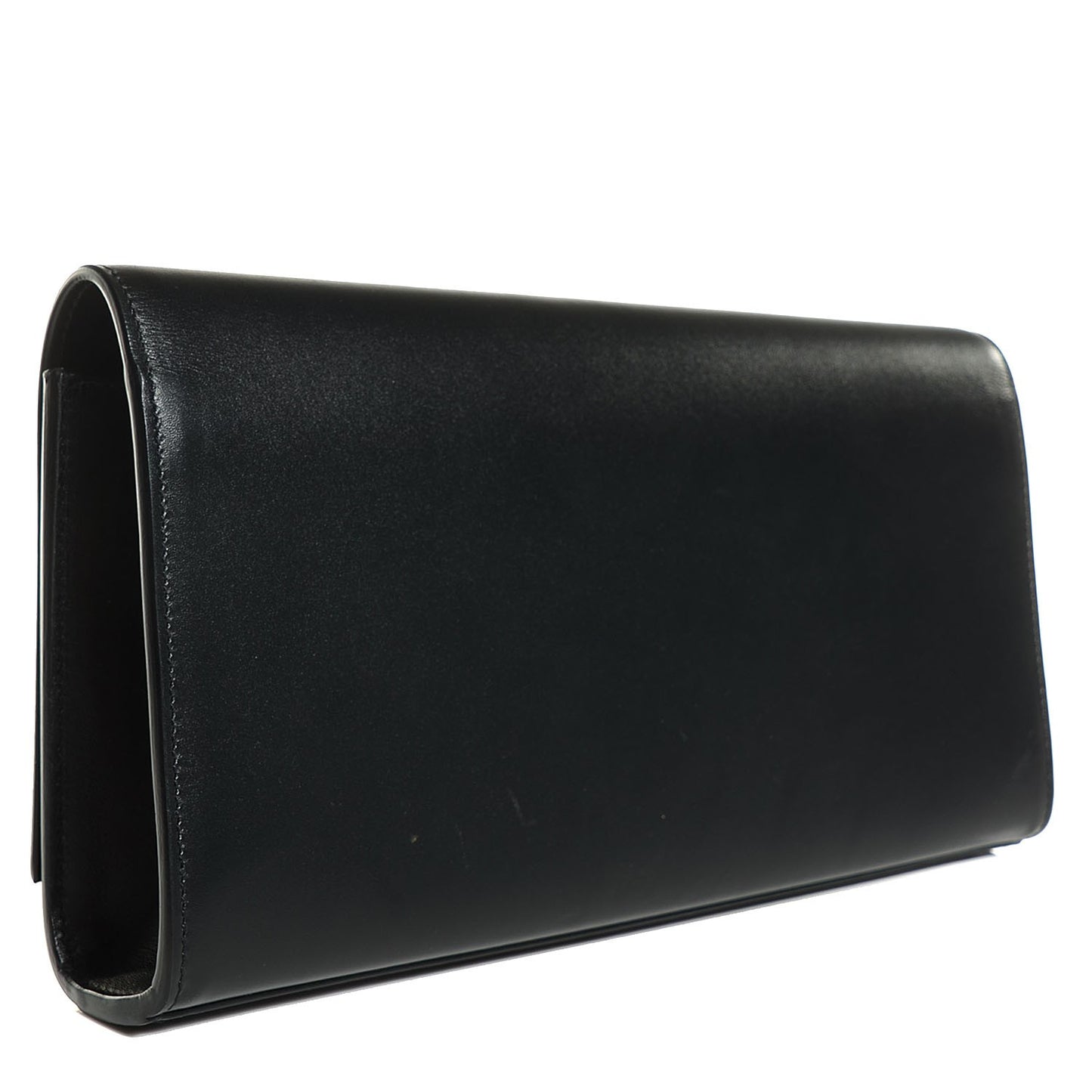Calfskin Classic Monogram Tassel Clutch Black