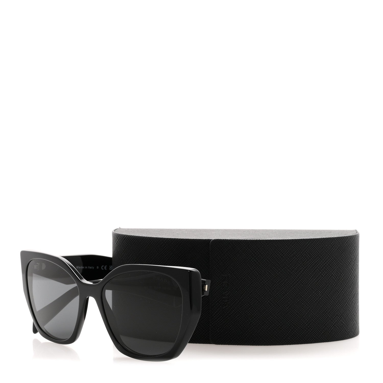 Prada Acetate Symbole Sunglasses SPR 19Z Black 8 of 8