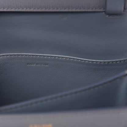 Celine Liege Calfskin Teen Classic Box Flap Bag Arctic Blue 9 of 10