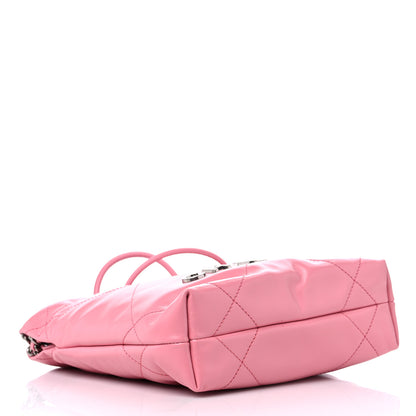 Chanel Shiny Calfskin Quilted Mini Chanel 22 Pink 4 of 10
