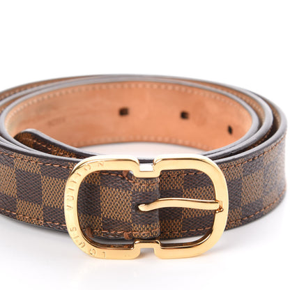 Louis Vuitton Damier Ebene Mini 25mm Belt 85 34 4 of 10