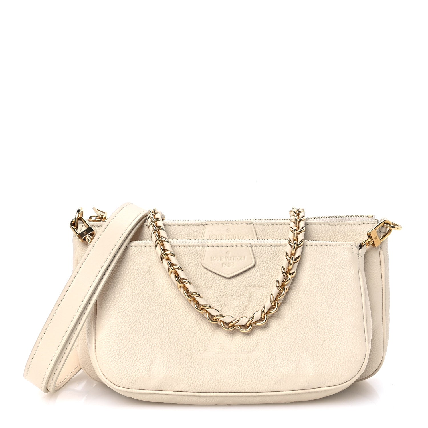 Louis Vuitton Empreinte Monogram Giant Multi Pochette Accessories Cream 1 of 11