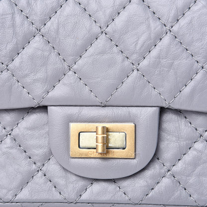 Chanel Aged Calfskin Quilted 2.55 Reissue Mini Flap Grey 10 of 11