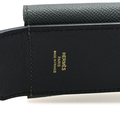 Hermes Swift Epsom Pocket Kelly Shoulder Strap Black Vert Mangrove 3 of 5