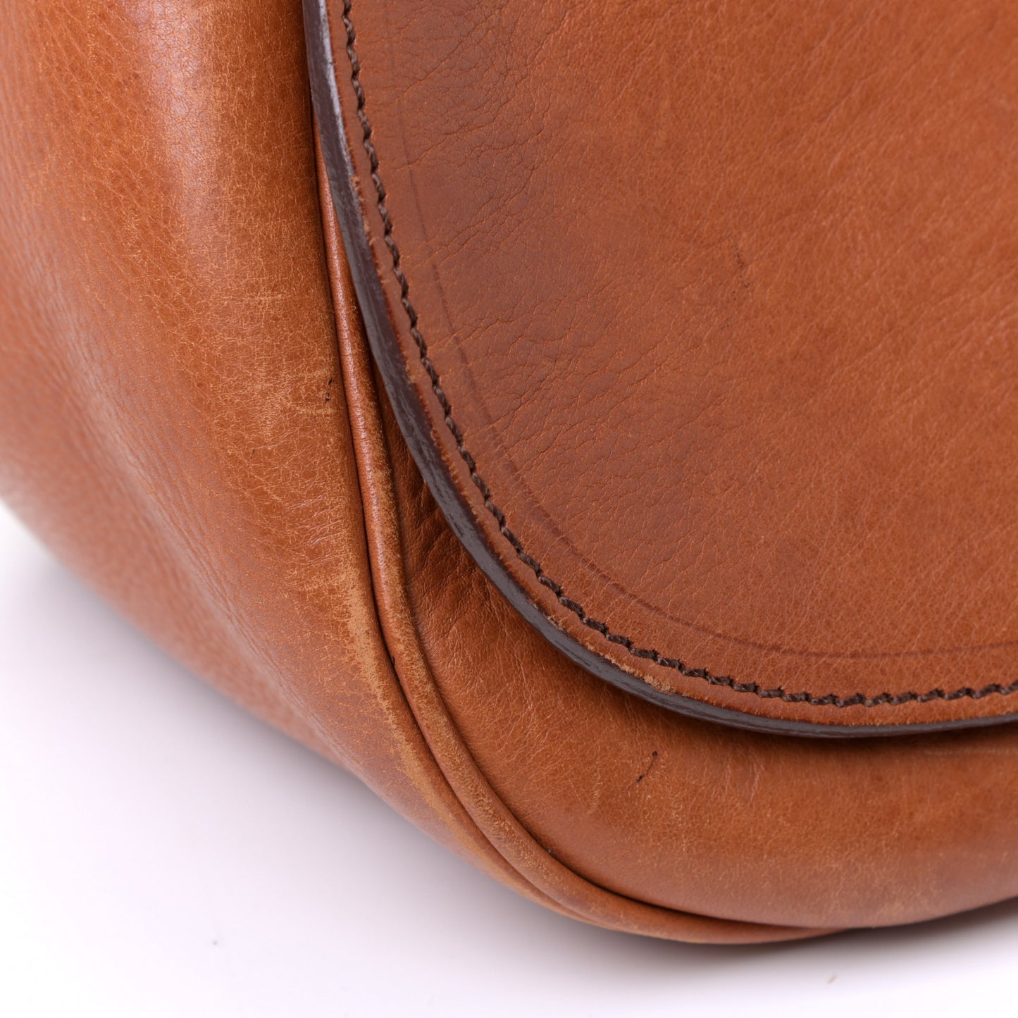 Glace Calfskin Hobo Tan