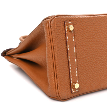 Hermes Togo Birkin 30 Gold 9 of 10