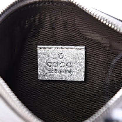 Gucci Metallic Guccissima Small Crossbody Bag Silver 6 of 10