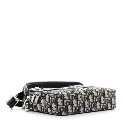Christian Dior HOMME Oblique Safari Messenger Blue 4 of 13
