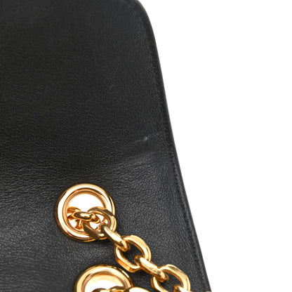 Celine Shiny Calfskin Small C Bag Black 10 of 10