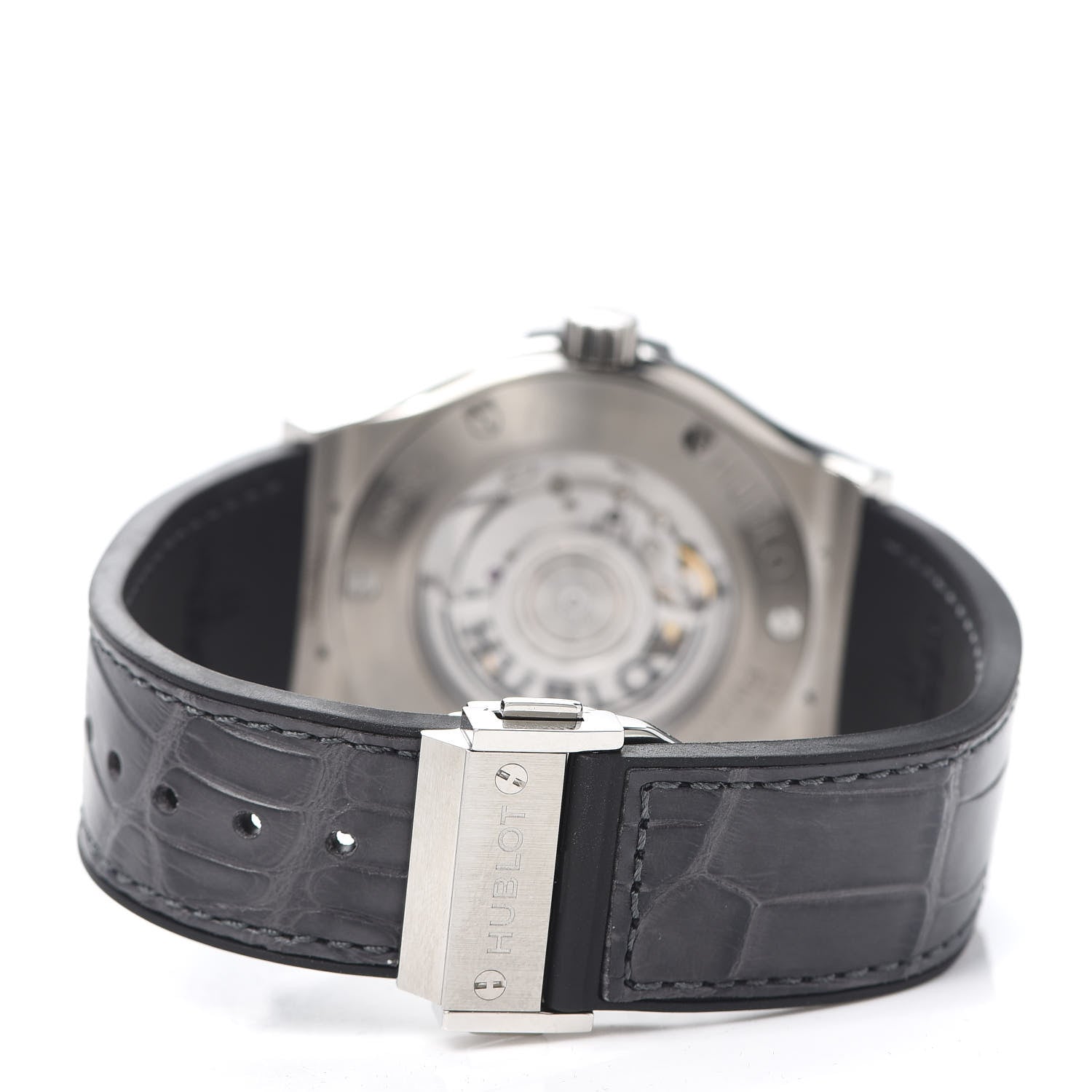 Hublot Titanium Alligator 42mm Classic Fusion Automatic Watch Grey 542.NX.7071.LR 3 of 7