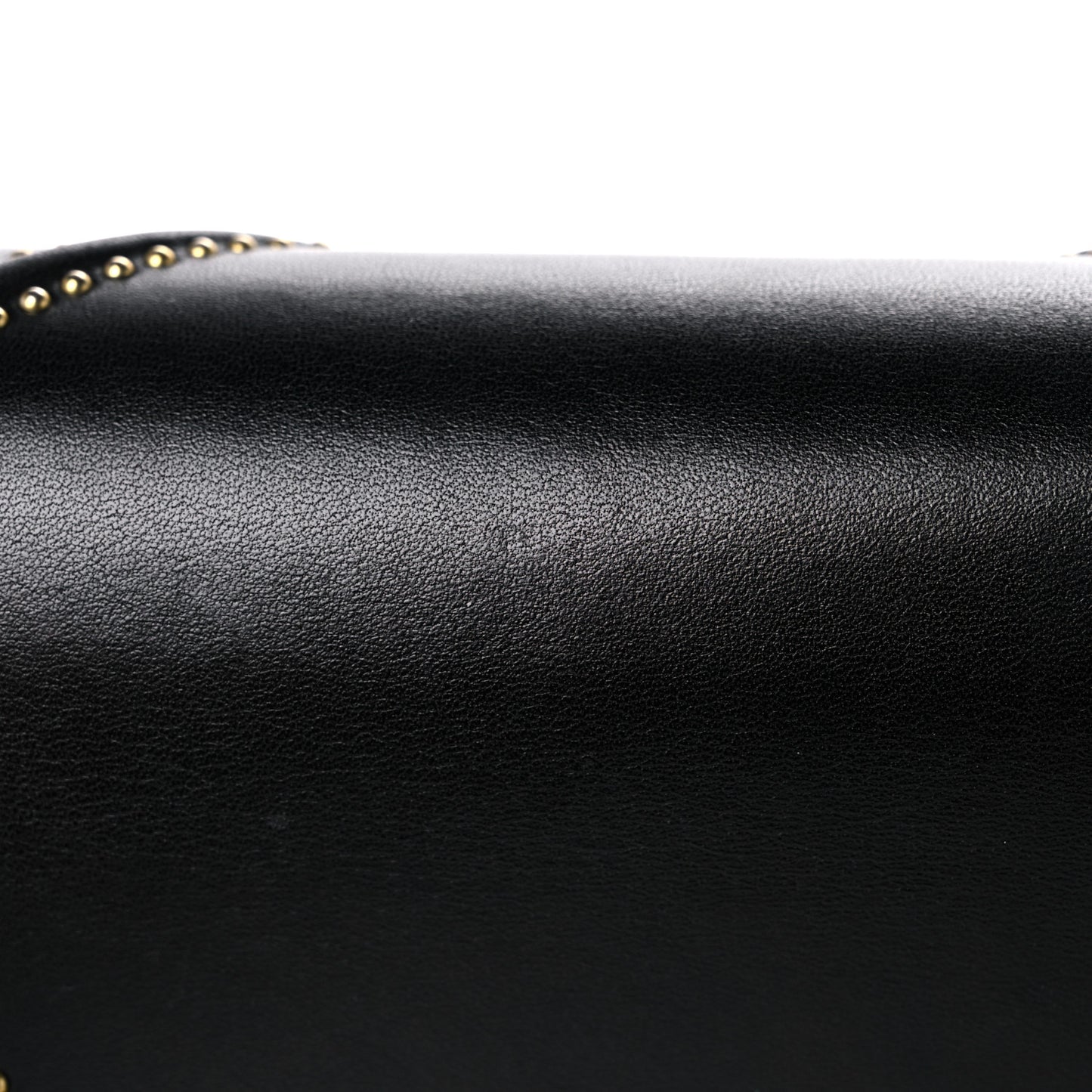 Lambskin Studded Medium Diorama Flap Bag Black