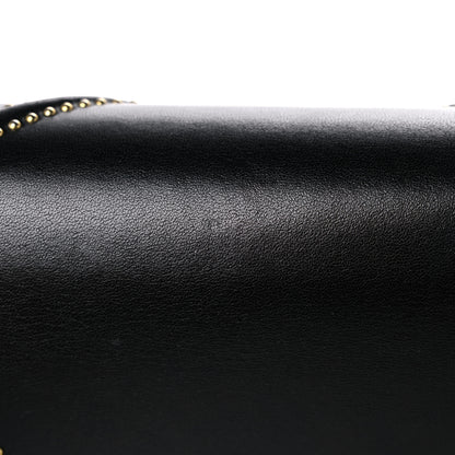 Christian Dior Lambskin Studded Medium Diorama Flap Bag Black 18 of 22