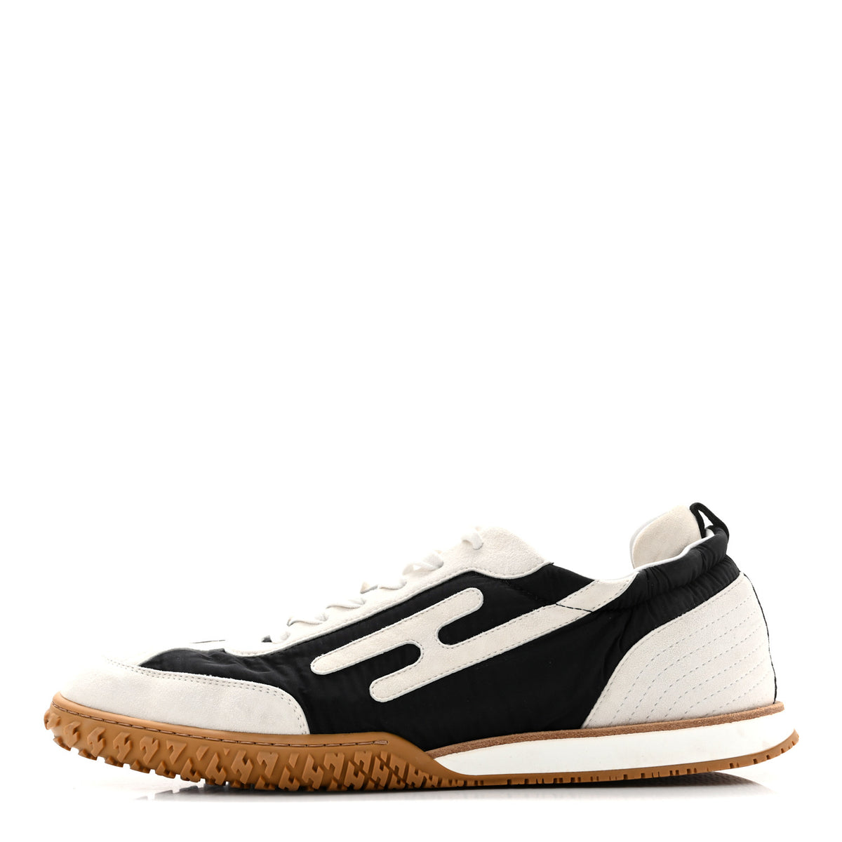 Suede Goatskin Mens Jet Sneakers 43 Beige Black
