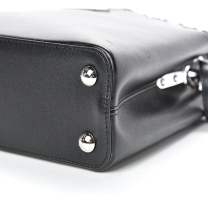 Louis Vuitton Smooth Calfskin Crystal Flowers Capucines BB Black 8 of 9