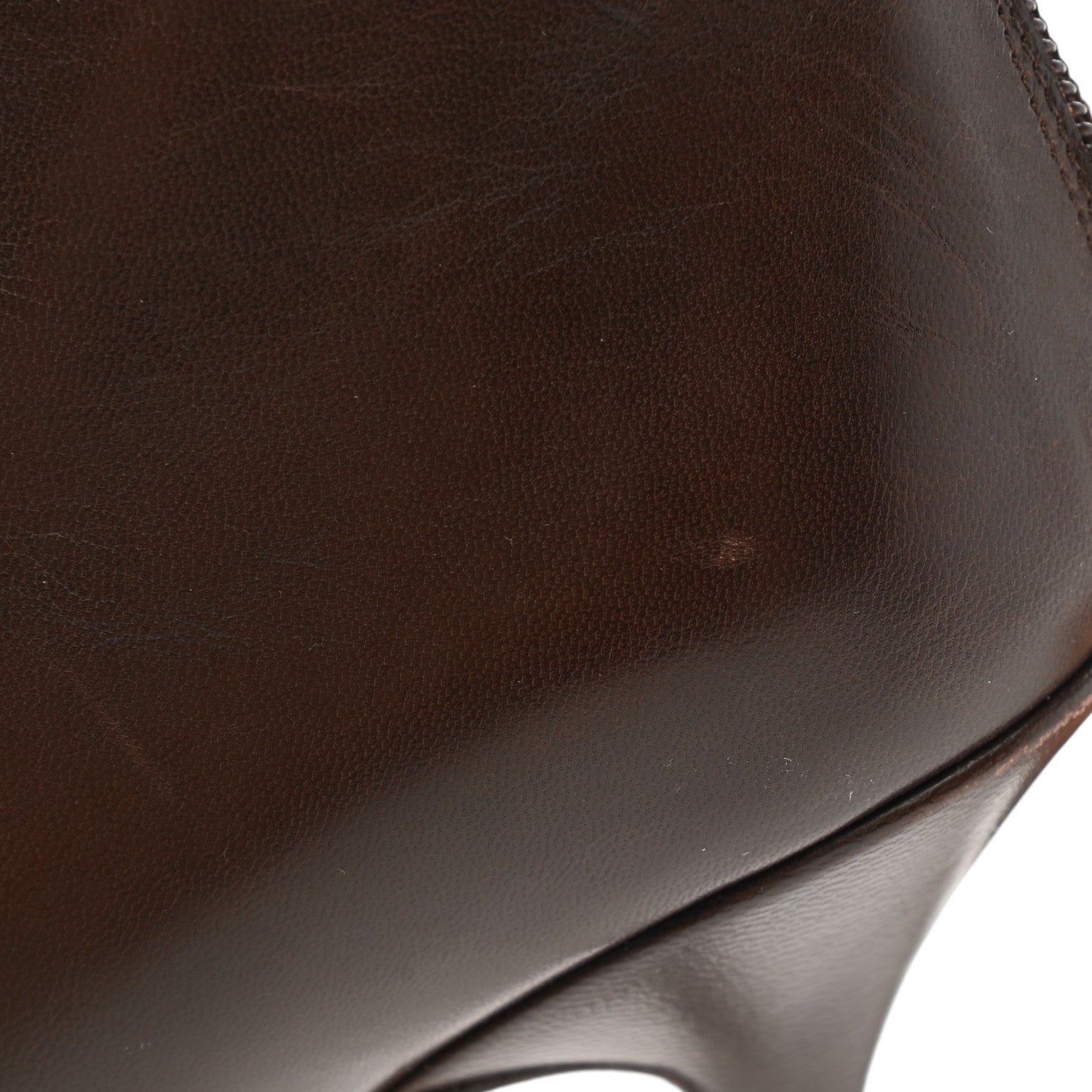 Jimmy Choo Calfskin Boots 38 Brown 13 of 15