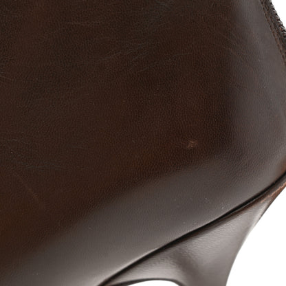 Jimmy Choo Calfskin Boots 38 Brown 13 of 15