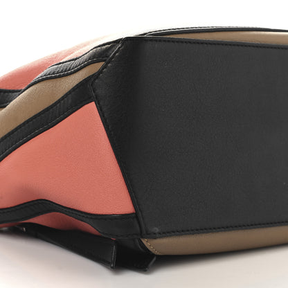 Loewe Calfskin Small Graphic Puzzle Bag Pink Tulip Mocca 8 of 12
