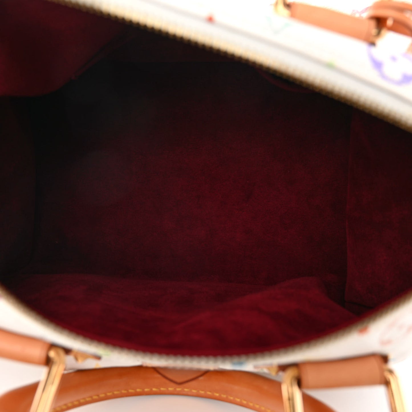 Monogram Multicolor Speedy 30 White