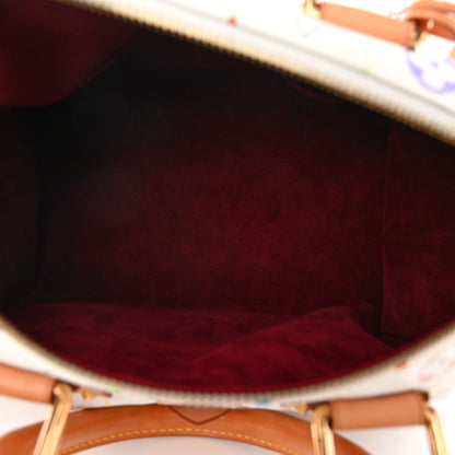 Louis Vuitton Monogram Multicolor Speedy 30 White 5 of 9