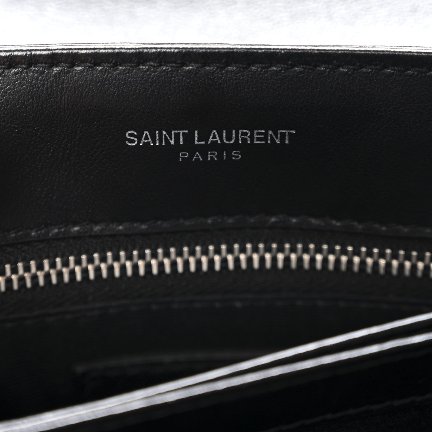 Saint Laurent Calfskin Y Quilted Monogram Toy Loulou Crossbody Bag Black 6 of 12