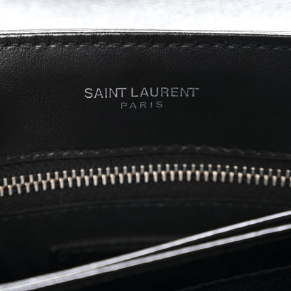 Saint Laurent Calfskin Y Quilted Monogram Toy Loulou Crossbody Bag Black 6 of 12